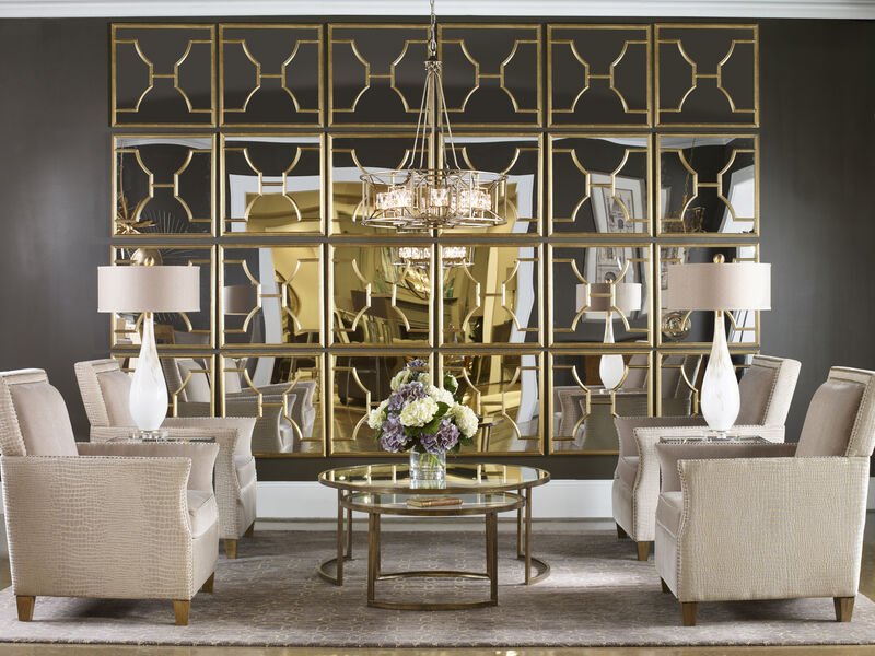 Uttermost Misa Gold Square Mirrors S/2